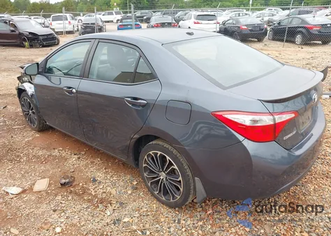 2015 Toyota Corolla S Plus z USA, uszkodzony, nr VIN 2T1BURHE2FC396724